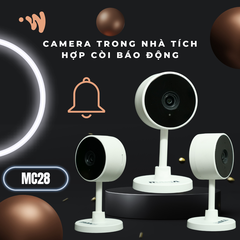 CAMERA SMART LIFE TRONG NHÀ TÍCH HỢP CÒI BÁO ĐỘNG MC28