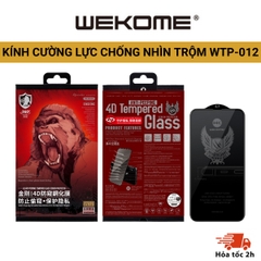 Kính Privacy WEKOME 4D KINGKONG WTP-012 chống nhìn trộm, hiển thị sắc nét x xs xsmax 11 12 13 14 15 pro plus promax