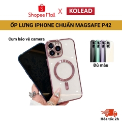 Ốp Điện Thoại P42 KOLEAD Silicon case ốp lưng Dẻo Tráng Gương Sang Trọng dành 11 12 13 14 15 pro promax plus