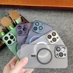 Ốp điện thoại từ tính nhám KOLEAD 008 chống bám bẩn, hạn chế bám vân tay cho các dòng lphone 12 13 14 15 Promax