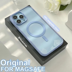 Ốp Điện Thoại Từ Tính viền màu P46 KOLEAD đạt chuẩn Chống Va Đập Cho iPhone 14 Pro Max plus 13 12 11 Pro Max