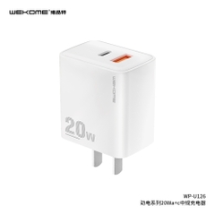 Bộ sạc nhanh PD20W U127 U126 Cổng Type C 20W, sạc cho điện thoại dòng iph XS Max 11 12 13 14 Promax Samsung Oppo LG