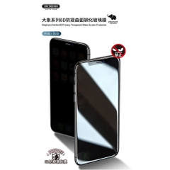 Kính cường lực voi Elephant 9D bảo vệ cạnh viền hộp sắt chính hãng WEKOME 018 019 cho Iphone