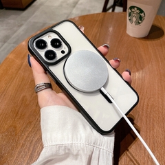 Ốp Điện Thoại Từ Tính viền màu P46 KOLEAD đạt chuẩn Chống Va Đập Cho iPhone 14 Pro Max plus 13 12 11 Pro Max