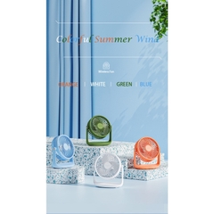 Quạt tích điện để bàn YOOBAO model F2P 10000mAh 3 mức gió, thiết kế chắc chắn - Cổng sạc USB chạy liên tục 12 - 50 tiếng