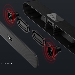 Loa bluetooth mini WEKOME D11 V5.0 hỗ trợ USB thẻ nhớ Jack 3.5 kết nối tivi máy tính