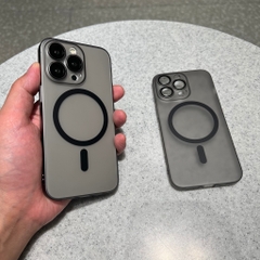 Ốp điện thoại từ tính nhám KOLEAD 008 chống bám bẩn, hạn chế bám vân tay cho các dòng lphone 12 13 14 15 Promax