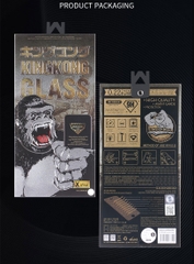 Kính cường lực bảo vệ điện thoại KINGKONG  009 - Cường lực đủ dòng iPhone - Full màn hình, kính dán trần viền đen - Chính hãng KINGKONG