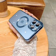 Ốp lưng chống sốc từ tính KOLEAD - Có sạc không dây từ tính cho IPHONE X/XS/11/12/13/14 - Ôp lưng có cụm kính Bảo vệ camera - Viền cứng chống sốc cho điện thoại