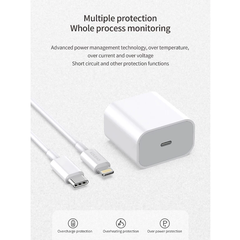 Củ sạc nhanh KOLEAD C86 PD20W 1 cổng TYPE-C - An toàn ổn định, Bảo vệ thiết bị, Không nóng máy cho các dòng điện thoại