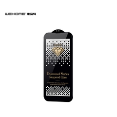 Kính cường lực Kingkong WEKOME iP trong suốt, chống nhìn trộm HD hộp sắt Khỉ dán full cho IP12 - 13pro