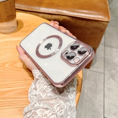 Ốp lưng chống sốc từ tính KOLEAD - Có sạc không dây từ tính cho IPHONE X/XS/11/12/13/14 - Ôp lưng có cụm kính Bảo vệ camera - Viền cứng chống sốc cho điện thoại