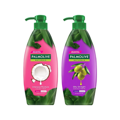 Bộ 2 Dầu gội Palmolive kèm xả 2-trong-1 chiết xuất Sữa dừa và Keratin kết hợp quả ô liu 600ml