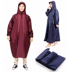 Áo mưa Bít kín người vải dù OCEAN màu sắc trang nhã chống nước, chống thấm / áo mưa ích kỉ vải dù dày dặn, tay bo chun