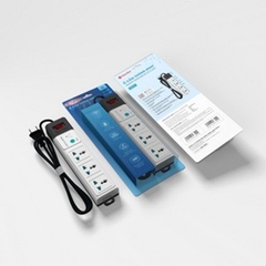 Ổ cắm thông minh OC02 3m 3 cổng Rạng Đông - Kết nối với wifi điều khiển từ xa qua app, chiều dài 3-5m tiện lợi sử dụng