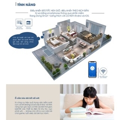 Ổ cắm thông minh OC02 3m 3 cổng Rạng Đông - Kết nối với wifi điều khiển từ xa qua app, chiều dài 3-5m tiện lợi sử dụng