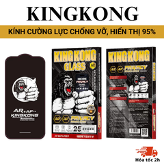 Kính cường lực iphone KINGKONG KK-86 Super Glass hộp Full HD, chống nhìn trộm X XS Max 11 12 Pro 13 14 15 16 promax pro.