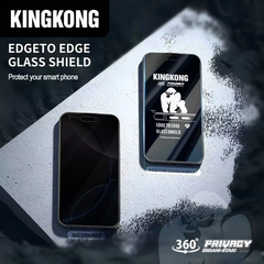 Kính cường lực KINGKONG K12 chống nhìn trộm 360 độ, chống trầy xước, bảo vệ camera 11 12 13 14 15 16 Pro Plus Promax.