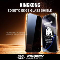 Kính cường lực KINGKONG K12 chống nhìn trộm 360 độ, chống trầy xước, bảo vệ camera 11 12 13 14 15 16 Pro Plus Promax.