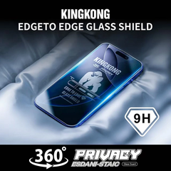 Kính cường lực KINGKONG K12 chống nhìn trộm 360 độ, chống trầy xước, bảo vệ camera 11 12 13 14 15 16 Pro Plus Promax.