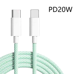 Dây sạc, cáp sạc nhanh KOLEAD M69 PD20W TypeC to TypeC bọc dù chống đứt gãy dài 2M, sử dụng cho các dòng Iphone 15, 16
