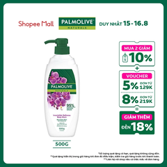 Sữa tắm Palmolive chiết xuất thiên nhiên dưỡng da ẩm mịn từ hoa 500g