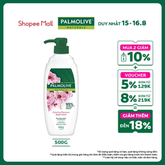 Sữa tắm Palmolive chiết xuất thiên nhiên dưỡng da ẩm mịn từ hoa 500g