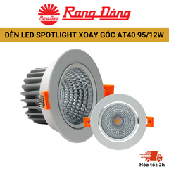 Đèn LED Spotlight Xoay Góc AT40 95/12W – Thiết Kế Nhỏ Gọn, Hiệu Suất Cao, Chiếu Sáng Linh Hoạt Cho Nhiều Nhiệm Vụ