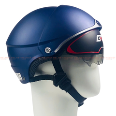Mũ bảo hiểm 1/2 đầu kính âm GPA A169 (GRS) - Giấu kính, chắc chắn