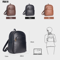 Balo da công sở unisex Laptop 13 inch FADODA FBA10
