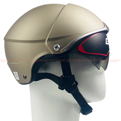 Mũ bảo hiểm 1/2 đầu kính âm GPA A169 (GRS) - Giấu kính, chắc chắn