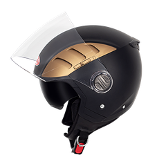 Mũ Bảo Hiểm Andes 3/4 Đầu Có 2 Kính 3S219C-Nhám