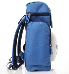 Balo Chống Gù BEDDYBEAR Cho Bé Tiểu Học Thỏ Pipi Màu Xanh Trắng XS-XANHTRANG