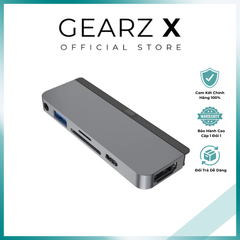 Cổng Chuyển Chuyên Dụng Hyperdrive 6-in-1 HDMI 4K/60Hz USB-C Hub For iPad Pro – HD319B