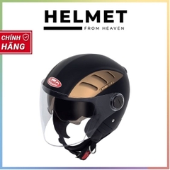 Mũ Bảo Hiểm Andes 3/4 Đầu Có 2 Kính 3S219C-Nhám