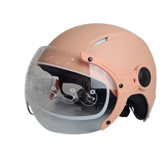 Mũ bảo hiểm 1/2 đầu Có Kính PROTEC VIC Độ che phủ sâu hơn