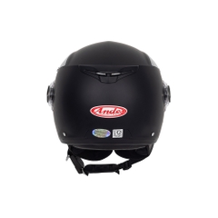 Mũ Bảo Hiểm Andes 3/4 Đầu Có 2 Kính 3S219C-Nhám