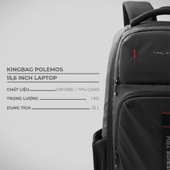 Balo Laptop 15.6 inch KINGBAG POLEMOS
