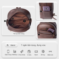 Balo da công sở unisex Laptop 13 inch FADODA FBA10