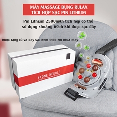 Đai Massage Bụng Đa Năng RULAX, Massage Giảm Mỡ Bụng, Giảm Đau Nhức Toàn Thân