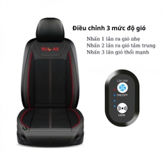 Đệm Làm Mát Ghế Ô Tô RULAX Có Chức Năng Massage - Đệm Điều Hòa, Tựa Lưng Ghế Ô Tô Giúp Giảm Mệt Mỏi Khi Lái Xe.