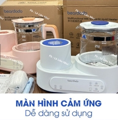 PKBS -(Q20B)Máy hâm sữa kết hợp lắc sữa đun nước pha sữa đa năng 3in1 Hàng chính hãng Beardodo