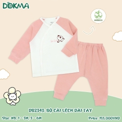 Bộ cài lệch dài tay Dokma 2343