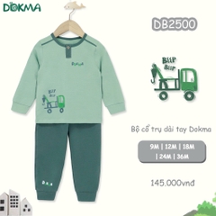 Bộ cổ trụ dài tay Dokma 2500 thu đông 2024
