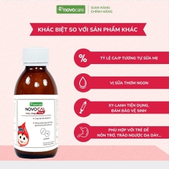 Canxi cho bé từ 6 tháng Novocare - Novocal Baby Drops Forte bổ sung canxi, D3 cho bé giúp xương chắc khỏe, tăng chiều cao