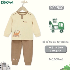 Bộ cổ trụ dài tay Dokma 2500 thu đông 2024