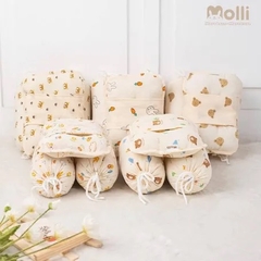 Bộ gối chặn và gối chống lõm đầu Molli cho bé