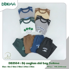 Bộ zagian dài tay Dokma 2564 thu đông 2024