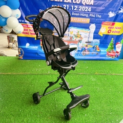 Xe Đẩy Gấp Gọn M8 - NGẢ SÂU 360-2 Chiều 3 Tư Thế Hàng Kèm Đệm Và Mái Che