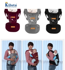 Địu Cho Bé Chống Gù, Địu Ngồi 4 Tư Thế Kiluta An Toàn Cho Bé